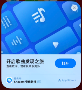 东营苹果14维修站分享iPhone14音乐识别功能使用方法 