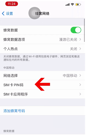 东营苹果14维修网分享如何给iPhone14的SIM卡设置密码 