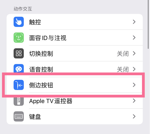 东营苹果14维修店分享iPhone14 Plus侧键双击下载功能关闭方法 