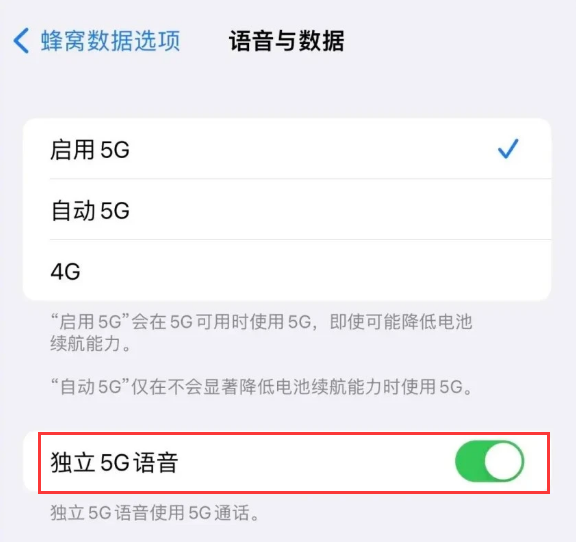 东营苹果14维修分享iPhone 14 Pro如何开启VoNR 