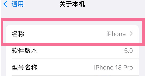 东营苹果13维修分享iPhone 13热点名字设置教程 