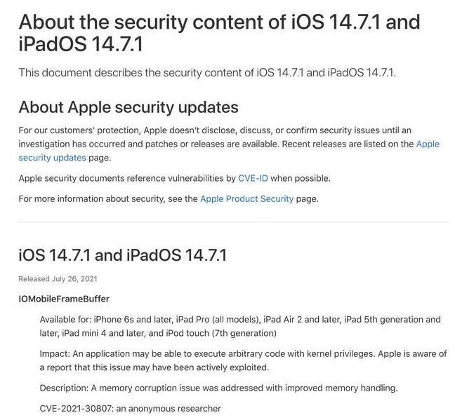 东营苹果手机维修分享iOS 14.7.1 正式版更新内容及升级方法 